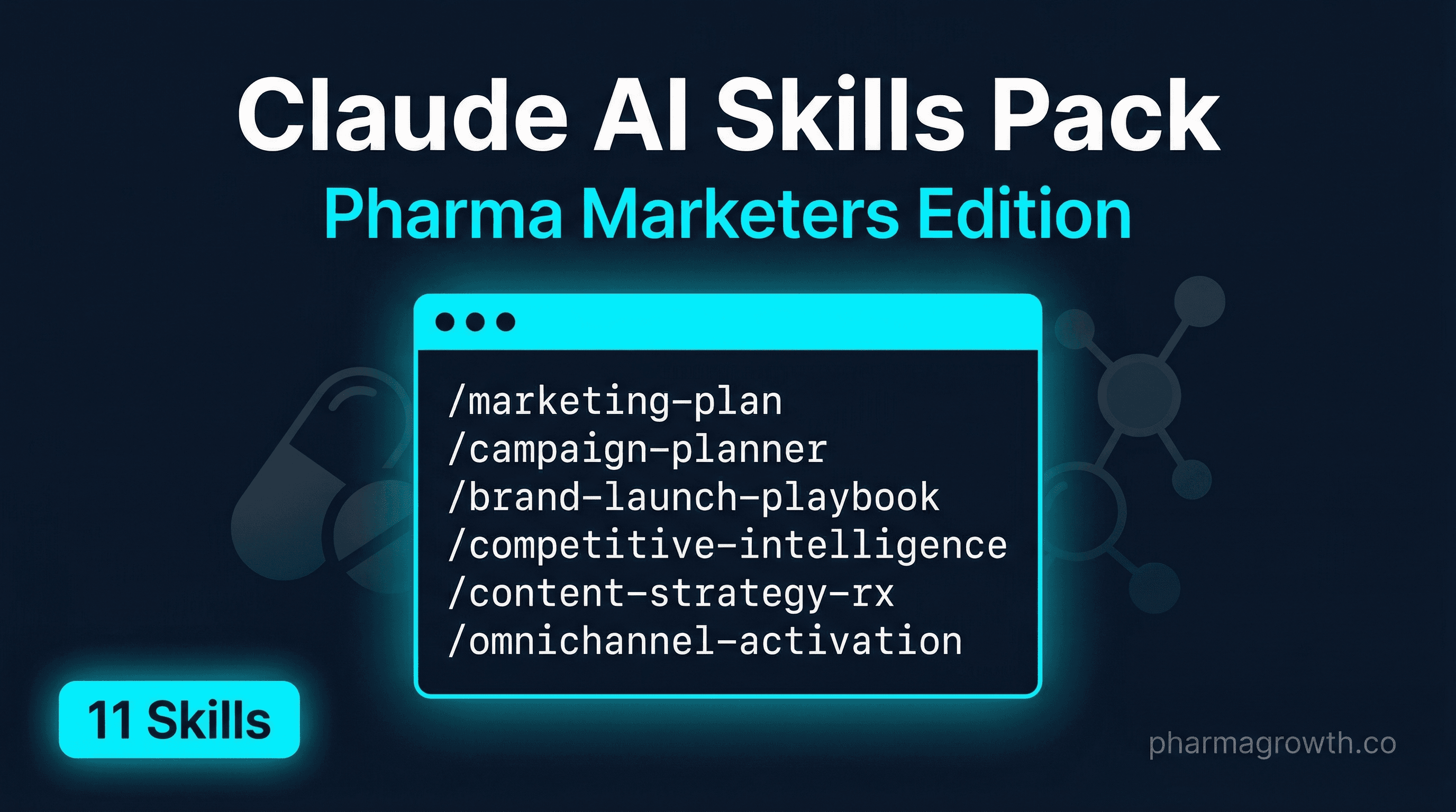 Claude AI Skills Pack: Pharma Marketers Edition